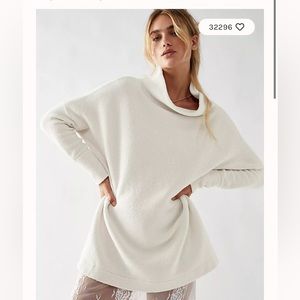 BNWT Free People Ottoman tunic-Ecru, size S